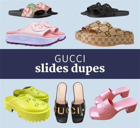 gucci slide dupe|where to buy gucci knockoff.